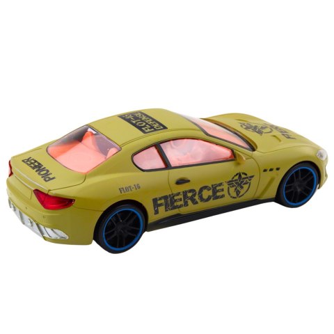 Samochód Sportowy Wyścigowy Napęd Na Tył Piaskowy Khaki