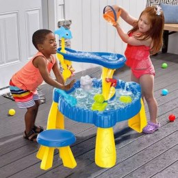 WOOPIE Stolik Wodny XL z Krzesełkiem 2w1 Piaskownica Delfinek 12el.