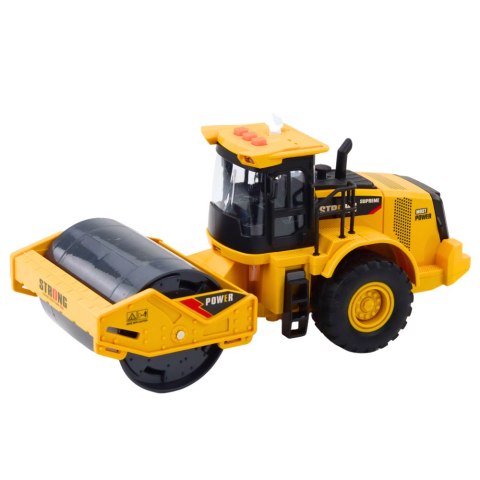 Walec Drogowy Obrotowy Skrętny Światła Dźwięki Żółty