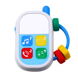 Zestaw Zabawek Muzycznych Dla Malucha Telefon Tamburyn Klawisze Dźwięki 3w1