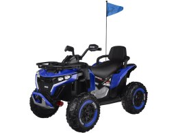 Duży quad na akumulator dla dziecka 4x4 PA0328 Niebieski