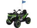 Duży quad na akumulator dla dziecka 4x4 PA0328 Zielony