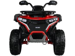 Duży quad na akumulator dla dziecka 4x4 PA0328 czerwony