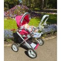 WOOPIE ROYAL Wózek dla Lalek 4w1 Nosidełko Regulacja