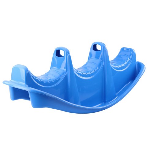 Bujak Trzyosobowy Rocker Hipopotam Naklejki Niebieski 2080