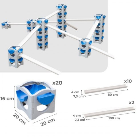 CLASSIC WORLD EDU Plac Zabaw Zabawka Wodna Rurki