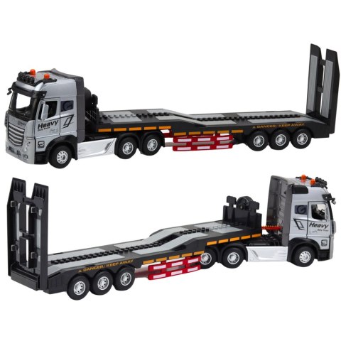 Laweta Z Koparką Zdalnie Sterowana RC Światła Dźwięki 1:24