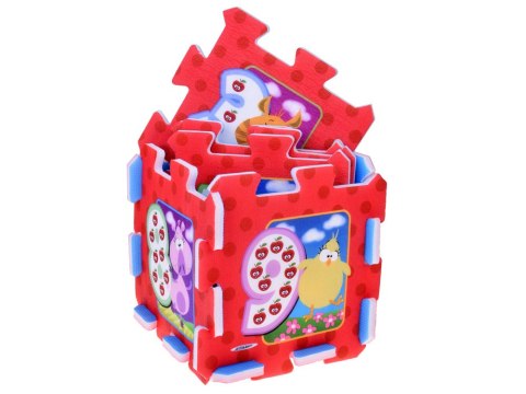 Puzzle piankowe mata Zwierzątka Cyferki ZA3147