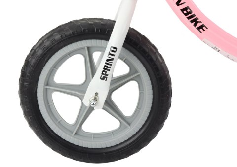 Rower Biegowy SPRINTO Rowerek Do Odpychania Różowy