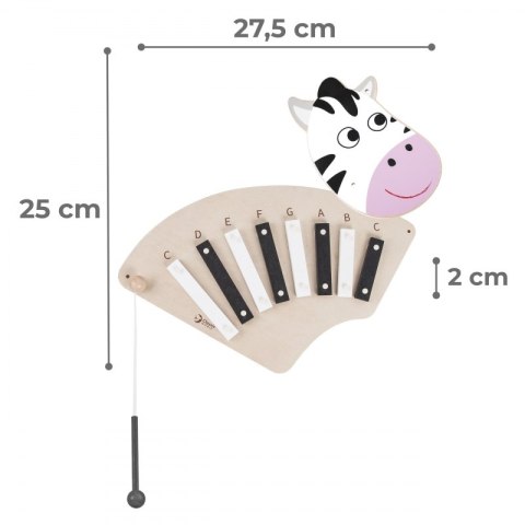 CLASSIC WORLD EDU Muzyczna Tablica Ścienna ZEBRA