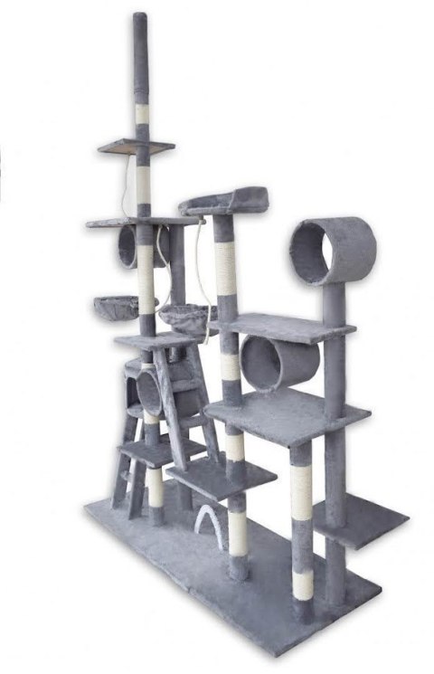 Drapak dla kota wieża 250cm plac zabaw dla kotków drzewko wieża z legowiskiem