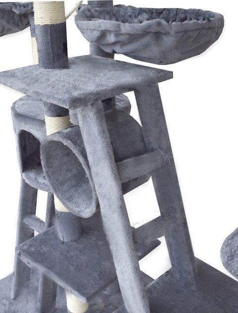 Drapak dla kota wieża 250cm plac zabaw dla kotków drzewko wieża z legowiskiem