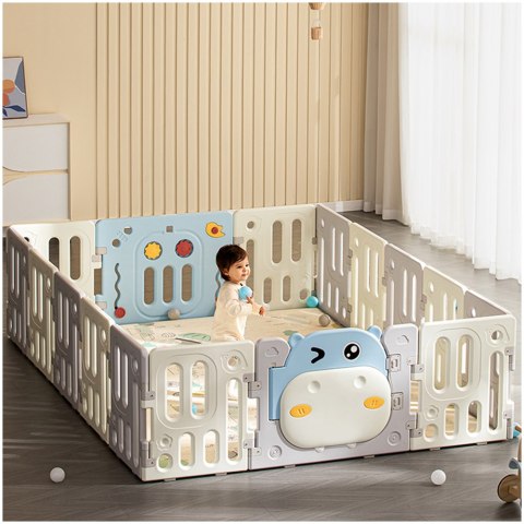 Płotek/Kojec Modułowy Hipcio Niebieski