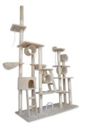 Olbrzymi drapak dla kota Plac Zabaw drzewko z legowiskiem XXL 250 cm wysoki