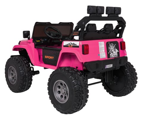 Pojazd Extreme Sport 4x4 Zmienna Wielkość Różowy