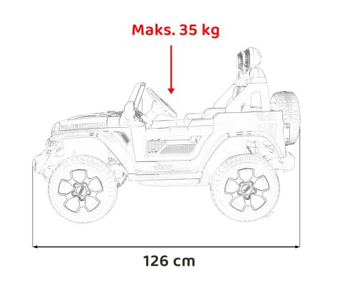 Pojazd Jeep Wrangler Rubicon Różowy