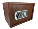 Sejf biurowy domowy imitujący drewno Szafka pancerna Sejfik Meblowy klucz