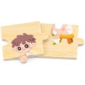 VIGA Drewniana Układanka Edukacyjna Dzieci 3szt