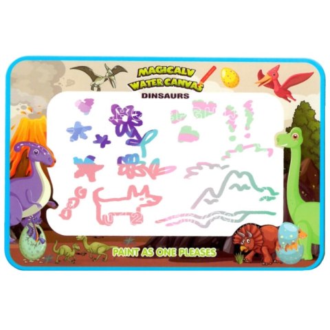 WOOPIE Magiczna Mata do Malowania Wodą XXL Pieczątki Cyferki 100cm