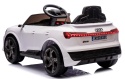 AUDI SQ8 BIAŁY Auto na akumulator, Pilot, Światła, Muzyka, Skóra, koła EVA