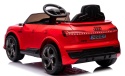AUDI SQ8 CZERWONY Auto na akumulator, Pilot, Światła, Muzyka, Skóra, koła EVA