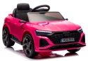 AUDI SQ8 RÓŻOWY Auto na akumulator, Pilot, Światła, Muzyka, Skóra, koła EVA