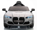 BMW m4 SZARY Auto na akumulator, Pilot, Światła, Muzyka, Koła EVA
