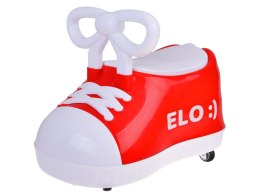 Czerwony TRAMPEK Elo :) - JEŹDZIK but Super-obrotowy + muzyka SP0813