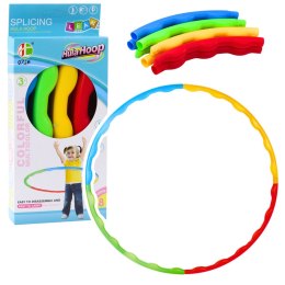 Hula-hop Z Wypustkami Składane Kolorowe 8 Części 60cm