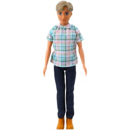 Lalka Anlily Chłopak Akcesoria Walizka Selfie Stick Okulary Butelka