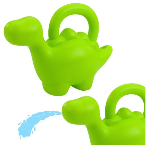 Mała Konewka Plastikowa Do Podlewania Dla Dzieci Dinozaur Zielona