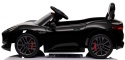 Maserati GranTurismo CZARNY Auto na akumulator, Skóra, Pilot, Światła, Muzyka, Koła EVA