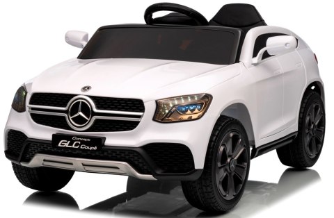 Mercedes GLC COUPE Concept Auto na akumulator 4x4 BIAŁY, Światła, Dźwięki, Pilot, Koła EVA