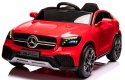 Mercedes GLC COUPE Concept Auto na akumulator 4x4 CZERWONY, Światła, Dźwięki, Pilot, Koła EVA