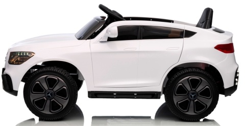 Mercedes GLC COUPE Concept Auto na akumulator 4x4 BIAŁY, Światła, Dźwięki, Pilot, Koła EVA