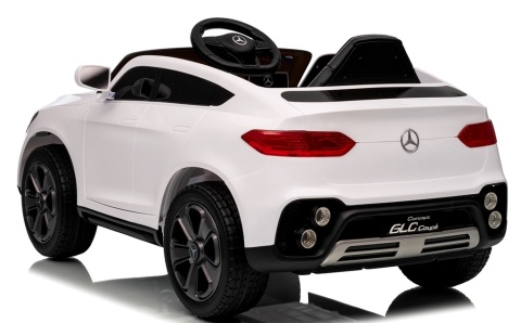 Mercedes GLC COUPE Concept Auto na akumulator 4x4 BIAŁY, Światła, Dźwięki, Pilot, Koła EVA