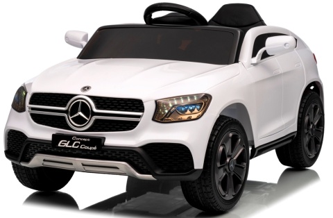 Mercedes GLC COUPE Concept Auto na akumulator 4x4 BIAŁY, Światła, Dźwięki, Pilot, Koła EVA