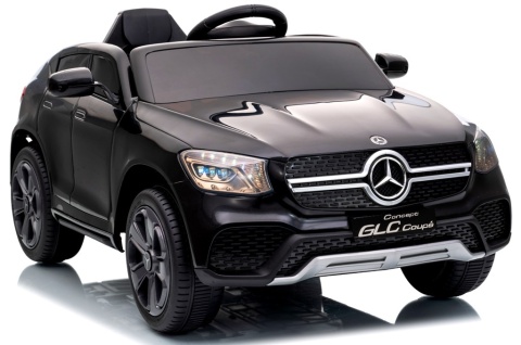 Mercedes GLC COUPE Concept Auto na akumulator 4x4 CZARNY, Światła, Dźwięki, Pilot, Koła EVA