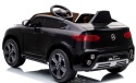Mercedes GLC COUPE Concept Auto na akumulator 4x4 CZARNY, Światła, Dźwięki, Pilot, Koła EVA