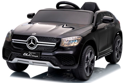 Mercedes GLC COUPE Concept Auto na akumulator 4x4 CZARNY, Światła, Dźwięki, Pilot, Koła EVA