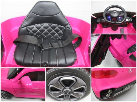 Mercedes GLC COUPE Concept Auto na akumulator 4x4 RÓŻOWY, Światła, Dźwięki, Pilot, Koła EVA