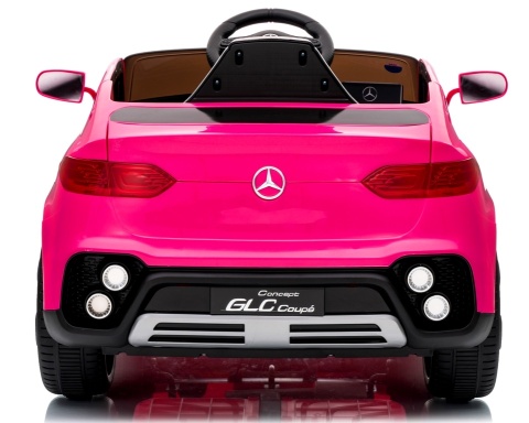 Mercedes GLC COUPE Concept Auto na akumulator 4x4 RÓŻOWY, Światła, Dźwięki, Pilot, Koła EVA