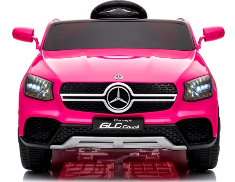 Mercedes GLC COUPE Concept Auto na akumulator 4x4 RÓŻOWY, Światła, Dźwięki, Pilot, Koła EVA