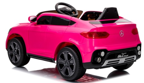 Mercedes GLC COUPE Concept Auto na akumulator 4x4 RÓŻOWY, Światła, Dźwięki, Pilot, Koła EVA