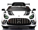 Mercedes GT3 Evo BIAŁY Auto na akumulator, Pilot, Światła, Muzyka, Koła EVA