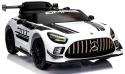 Mercedes GT3 Evo BIAŁY Auto na akumulator, Pilot, Światła, Muzyka, Koła EVA