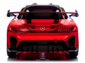 Mercedes GT3 Evo CZERWONY Auto na akumulator, Pilot, Światła, Muzyka, Koła EVA