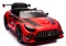 Mercedes GT3 Evo CZERWONY Auto na akumulator, Pilot, Światła, Muzyka, Koła EVA