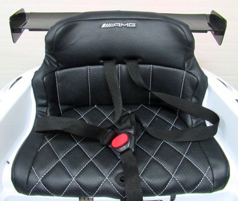 Mercedes GT3 Evo CZERWONY Auto na akumulator, Pilot, Światła, Muzyka, Koła EVA