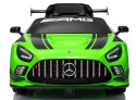 Mercedes GT3 Evo ZIELONY Auto na akumulator, Pilot, Światła, Muzyka, Koła EVA